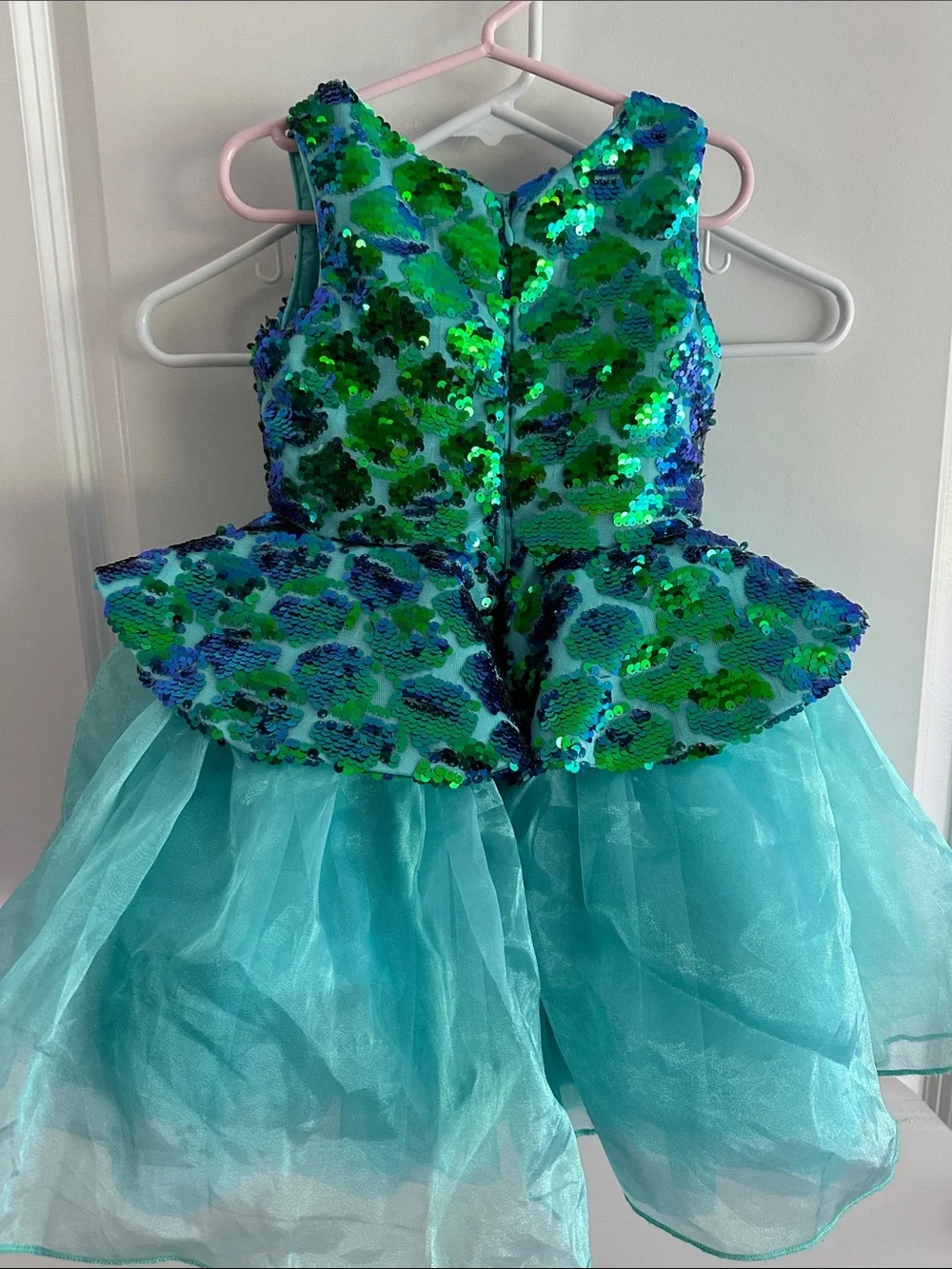 Disney 4T Sequin Ariel Premium Princess Dress